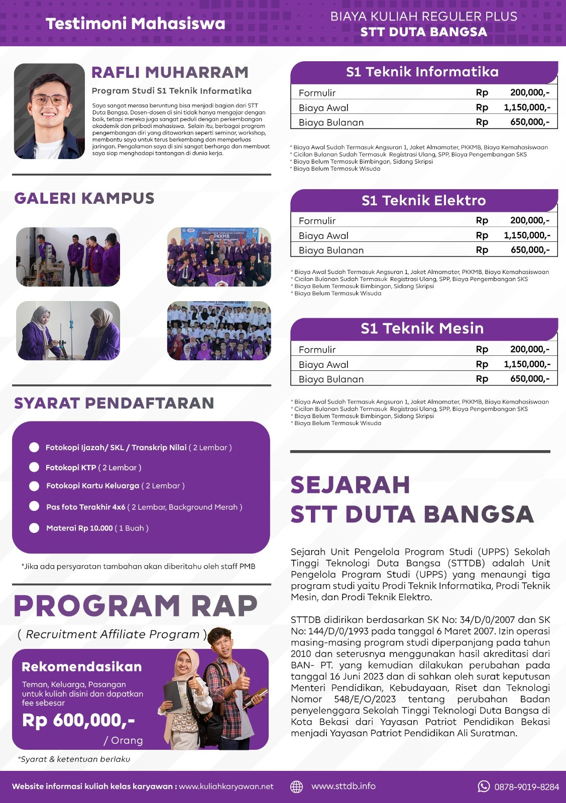 Brosur Belakang